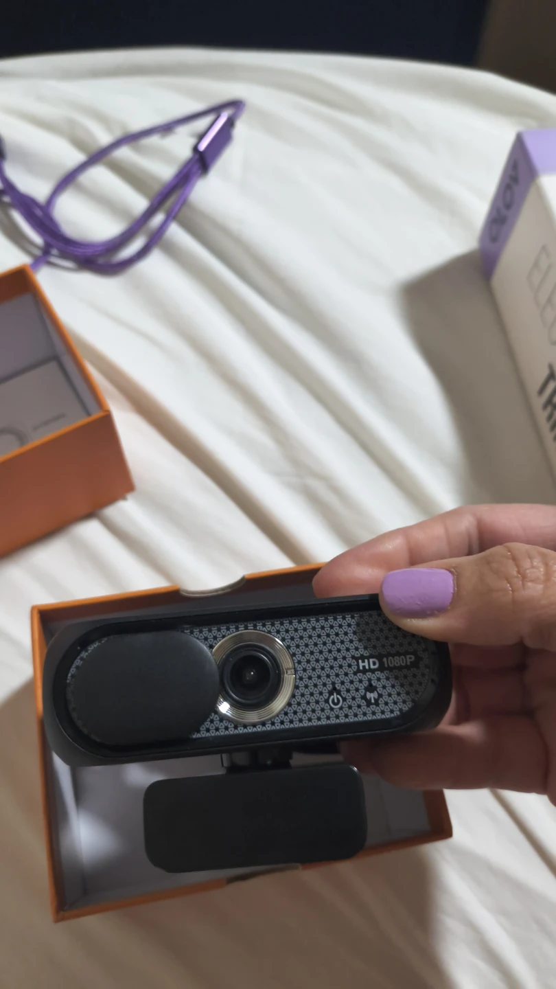 HD 1080P Video Webcam with Built-in Microphone and Privacy Cover - photo 3