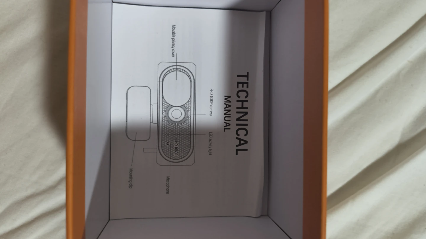 HD 1080P Video Webcam with Built-in Microphone and Privacy Cover - photo 4