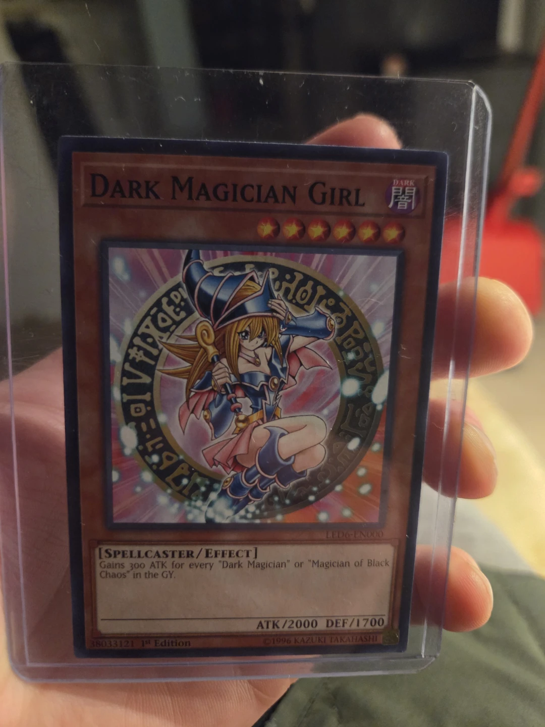 Yu-Gi-Oh! Dark Magician Girl LED6-EN000 Trading Card