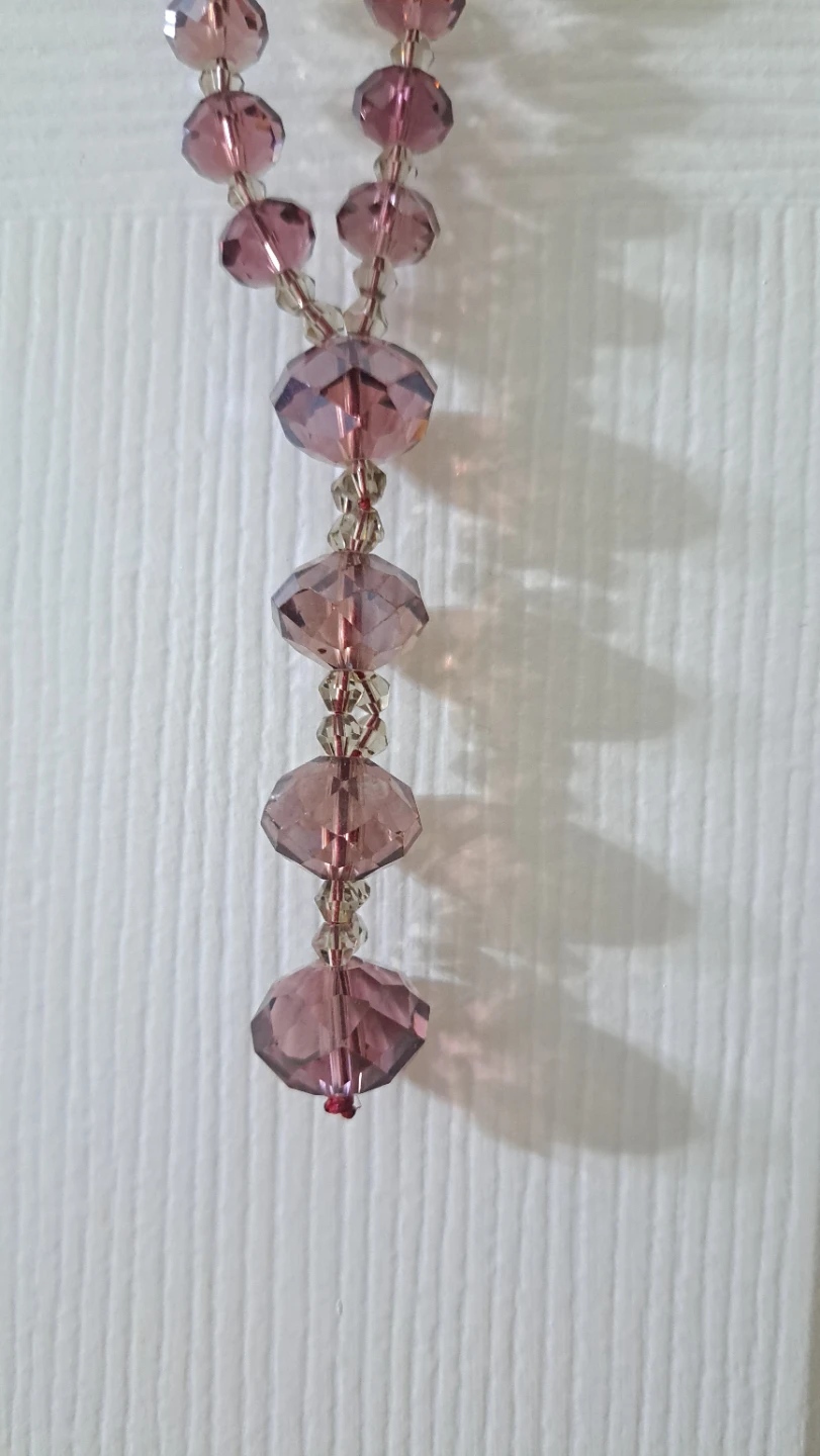 Purple Beaded Necklace - photo 2