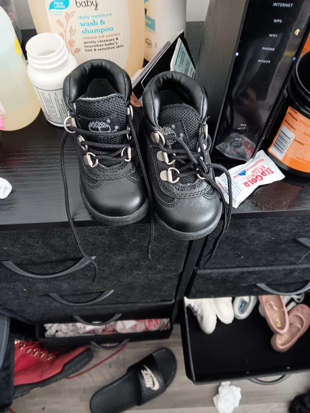 Timberland Black Toddler Boots