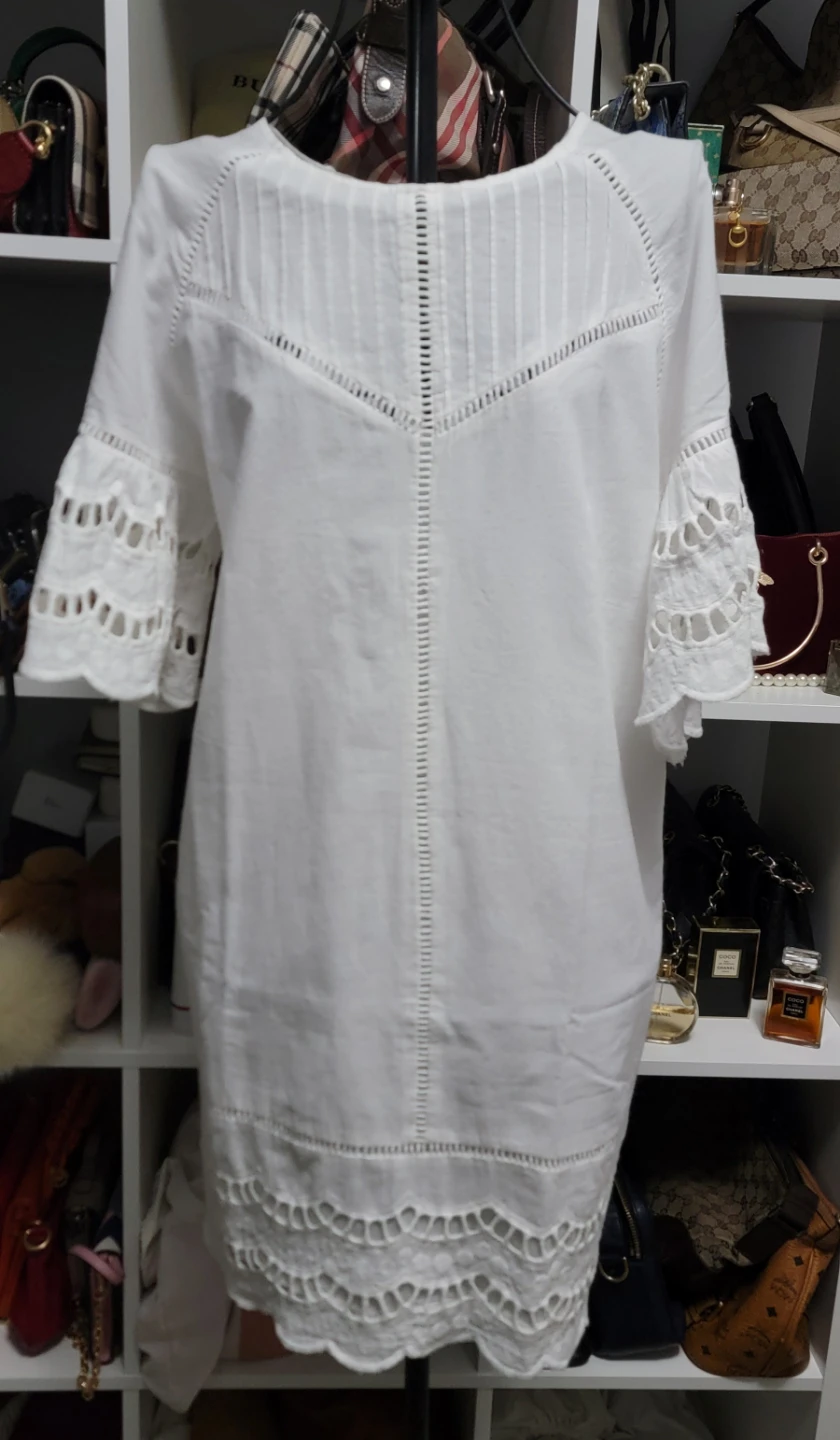 Adelyn Rae White Lace Detail Dress - photo 3