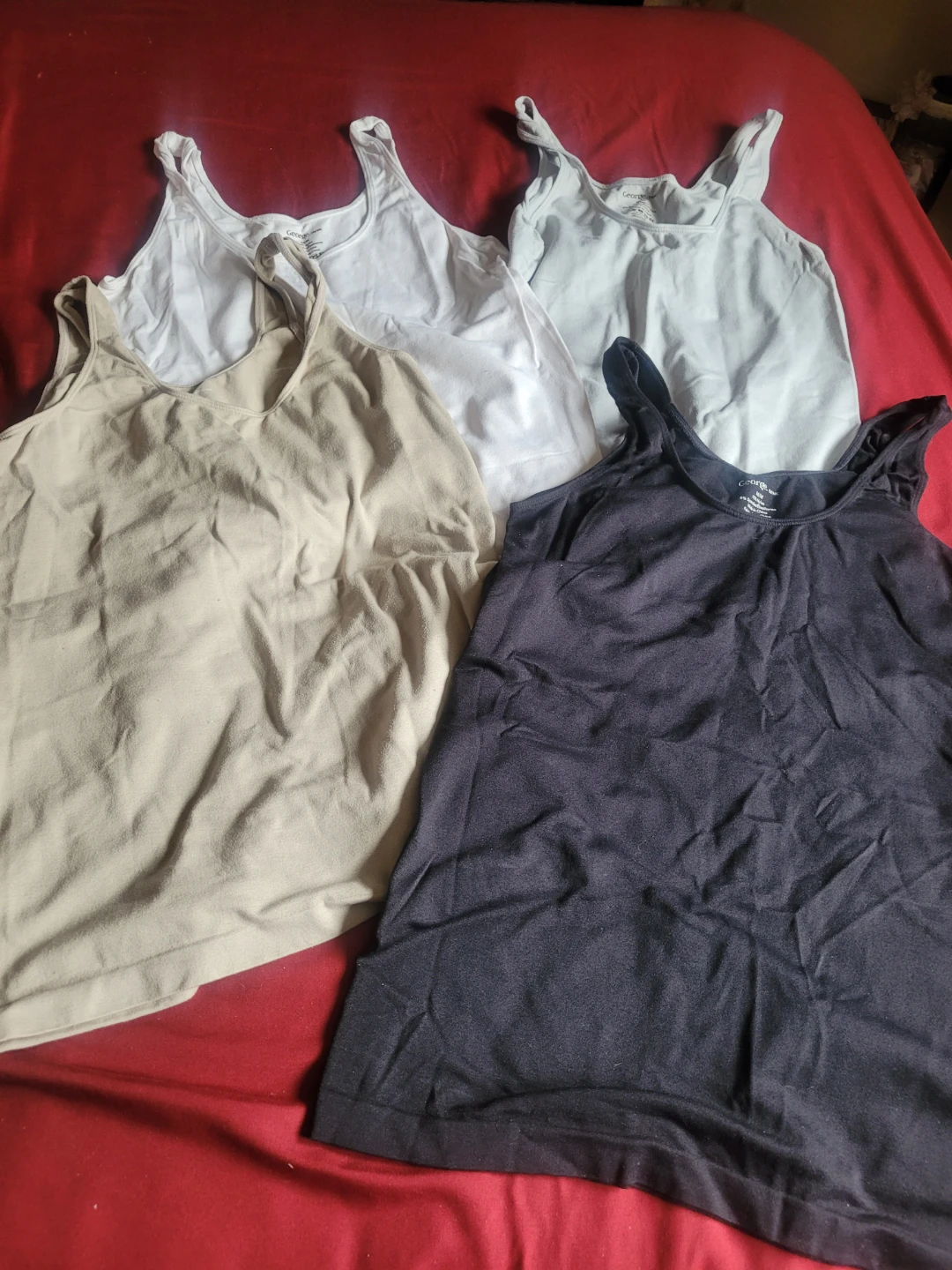4 geroge brand spandex tanks