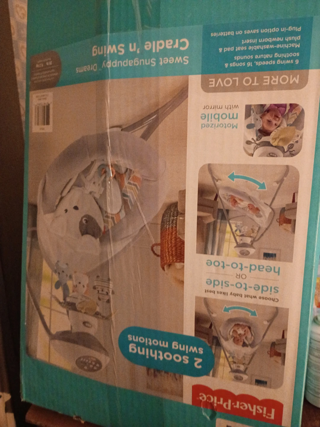 Fisher-Price Sweet Snugglepuppy Dreams Cradle 'n Swing