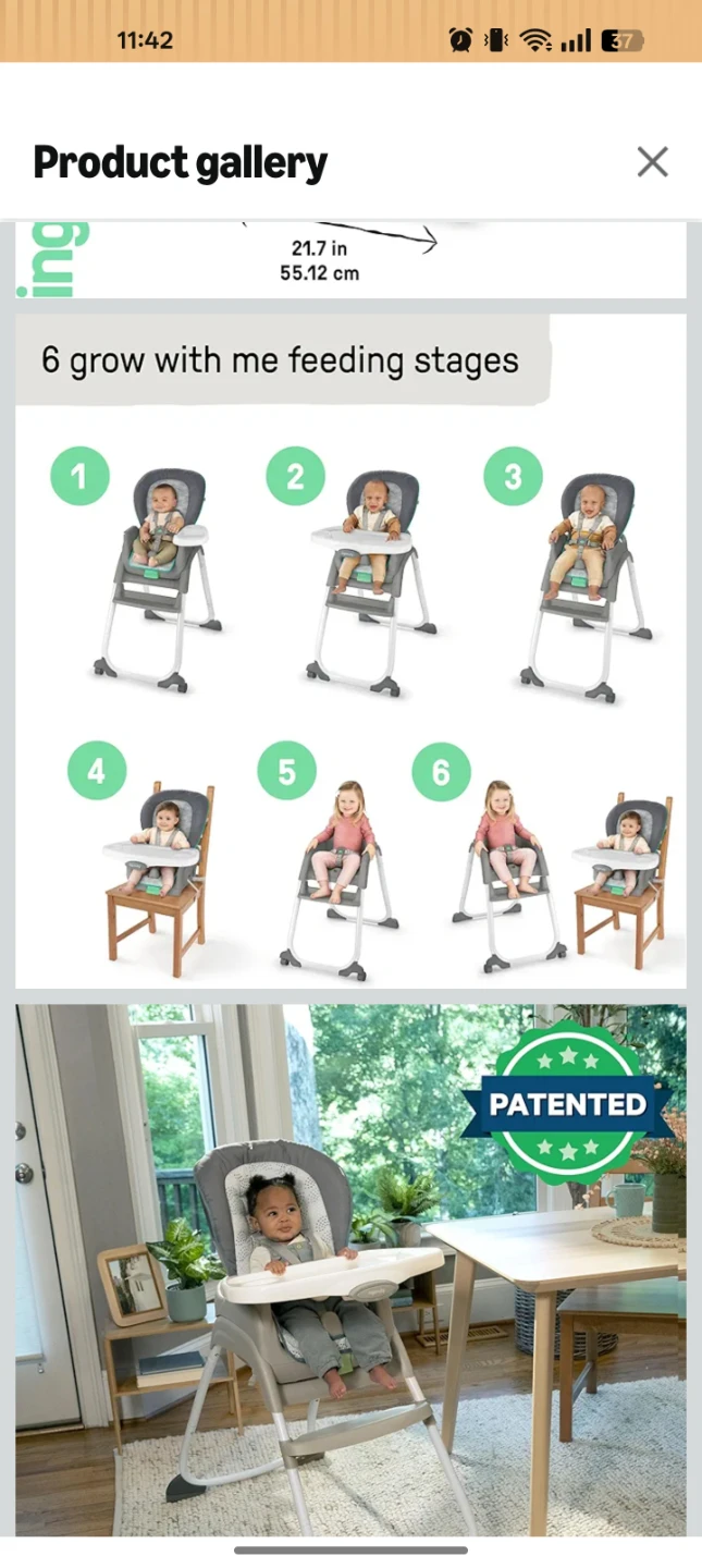 Ingenuity Baby Feeding High chair - photo 2