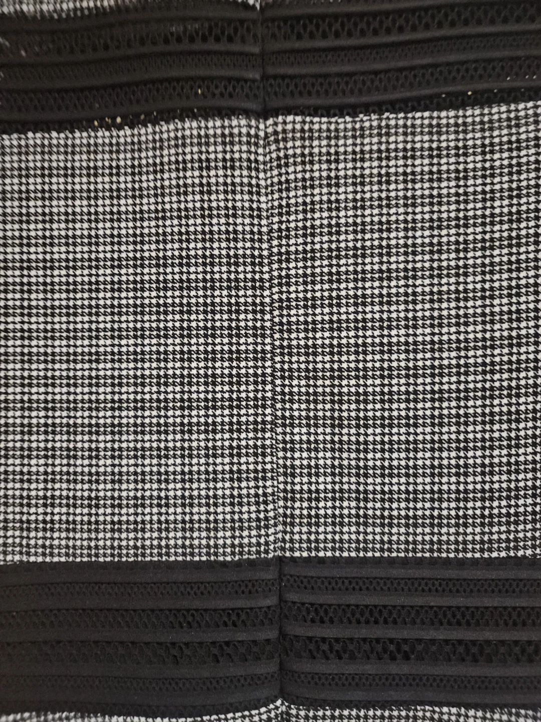 Michael Kors White Houndstooth Dress with Lace Trim - photo 4