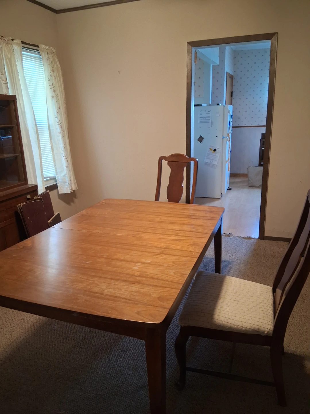Wooden Dining Table with Chairs - photo 2