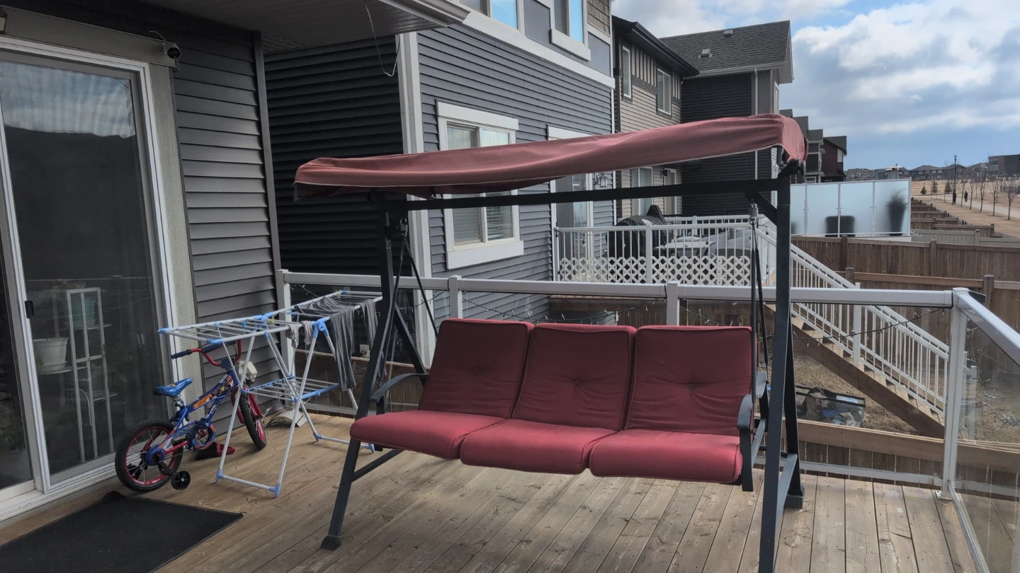 3-Seater Patio Swing with Canopy - photo 5