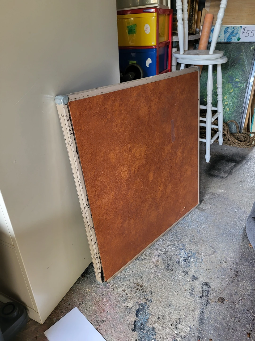 Square Card Table with folding legs