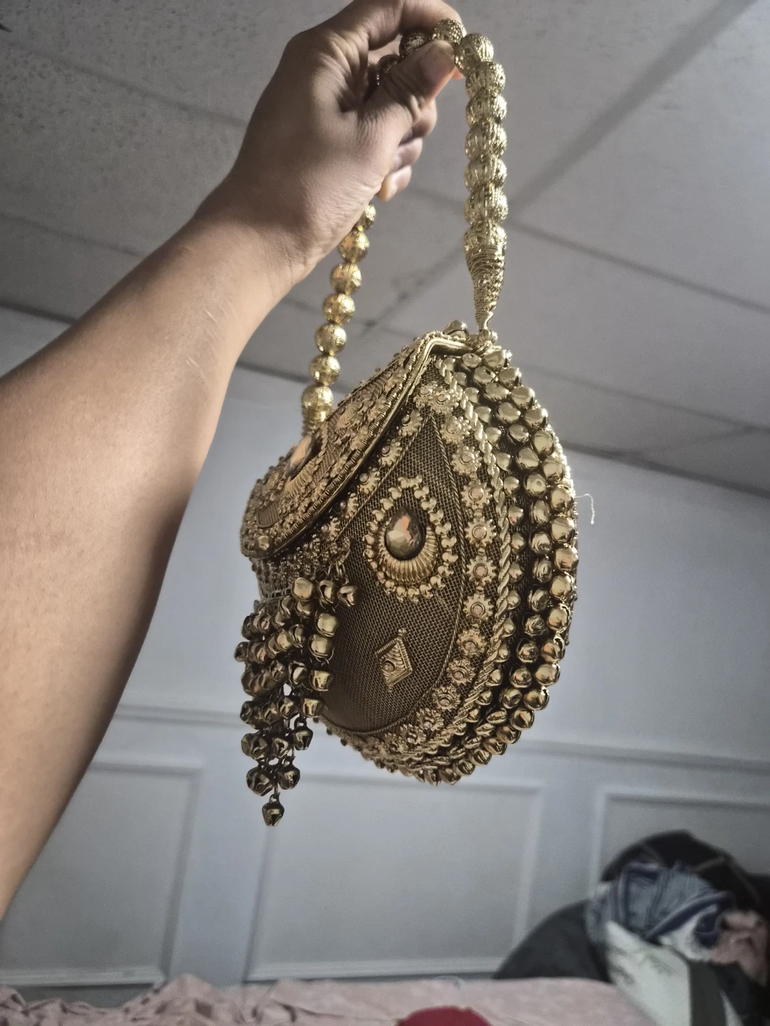 Metal Bag/ potli - photo 2