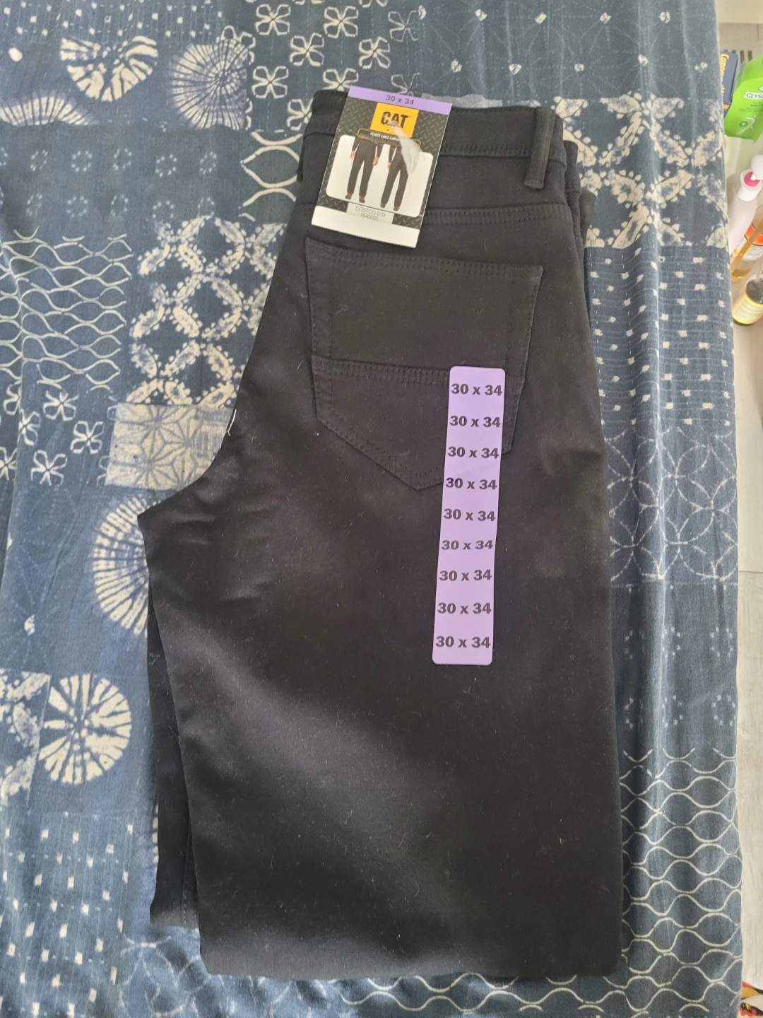 CAT Black Work Pants 30x34