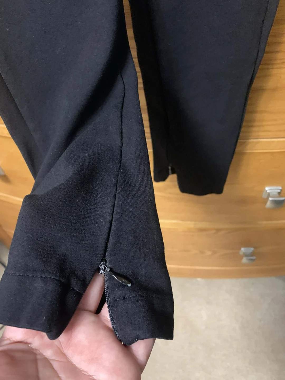 Black Pants with Zipper Detail - photo 2