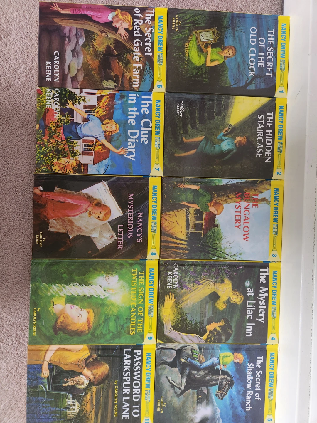 Nancy Drew Mystery Books (1-10) - photo 2