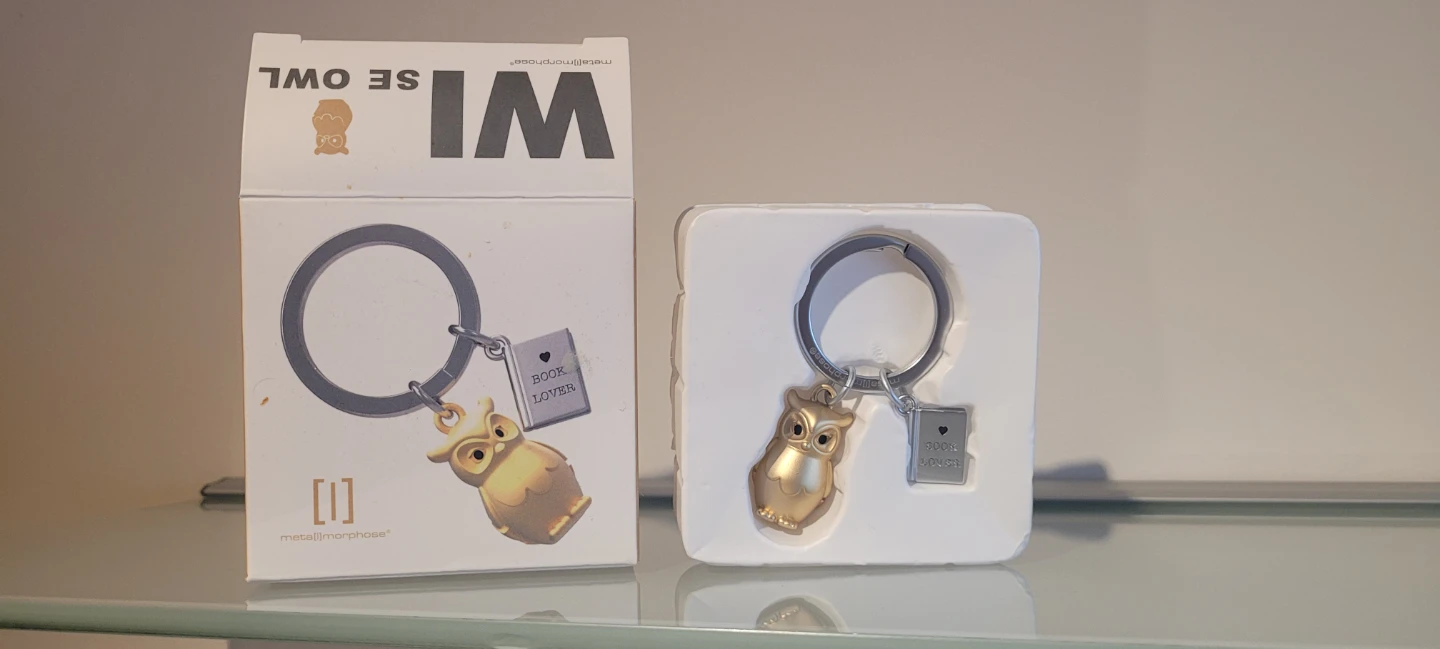 New Owl "Book Lover" Keychain - photo 4