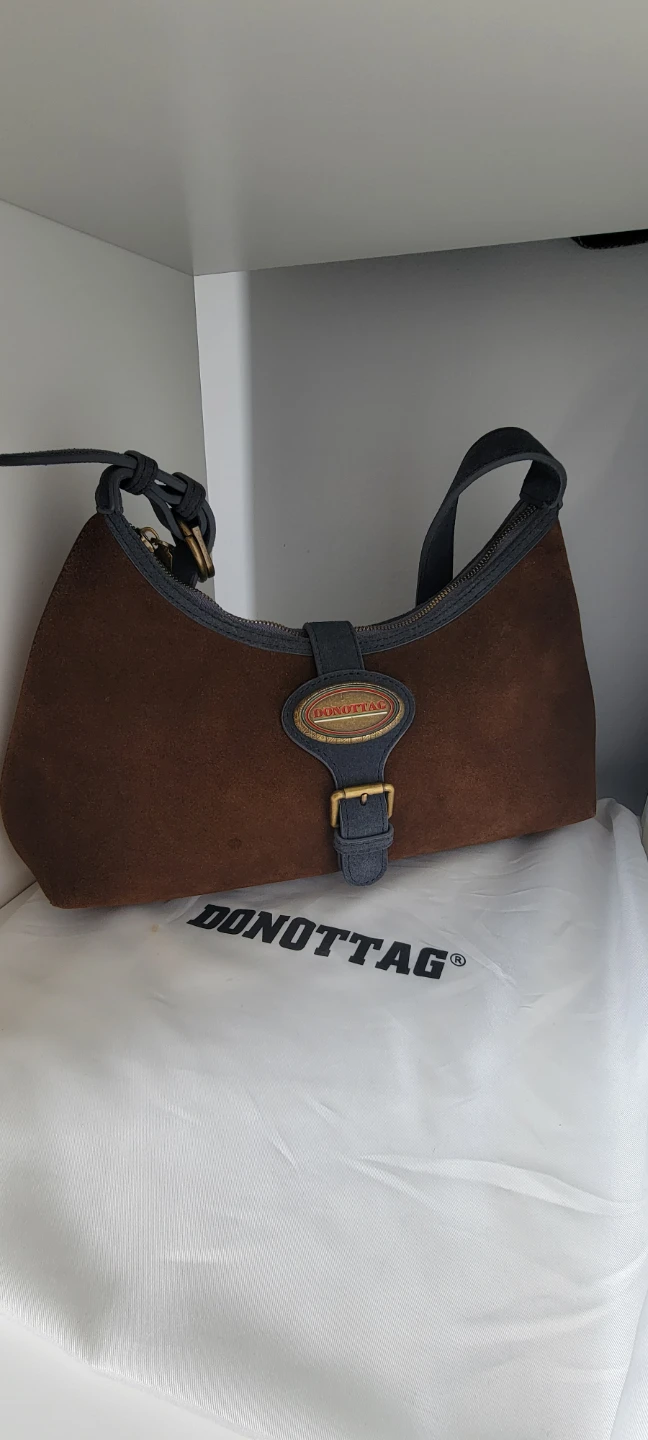🌱 DONOTTAG Suede Hobo Handbag - photo 4