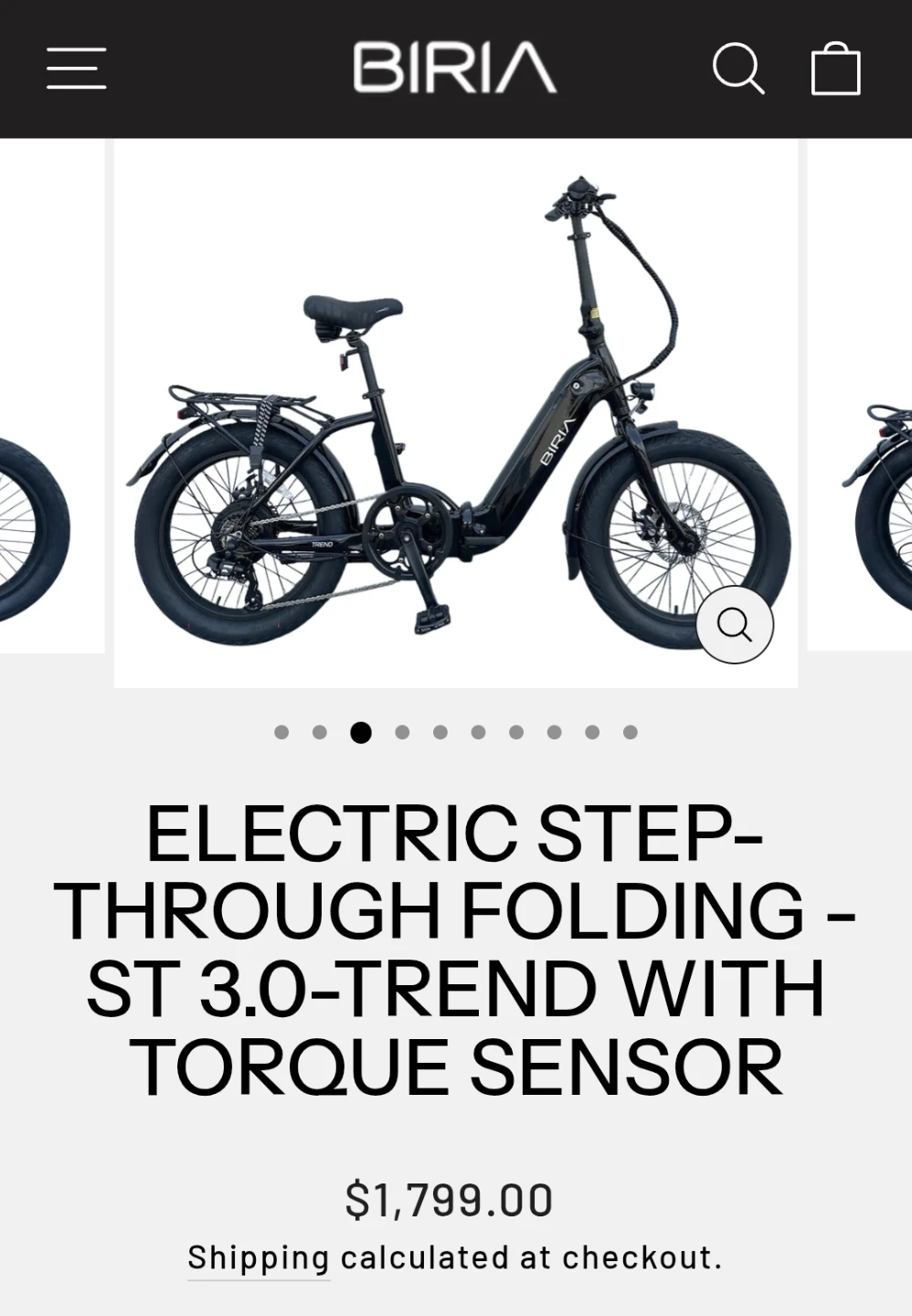 Biria Electric Step-Through Folding Bike ST 3.0-Trend