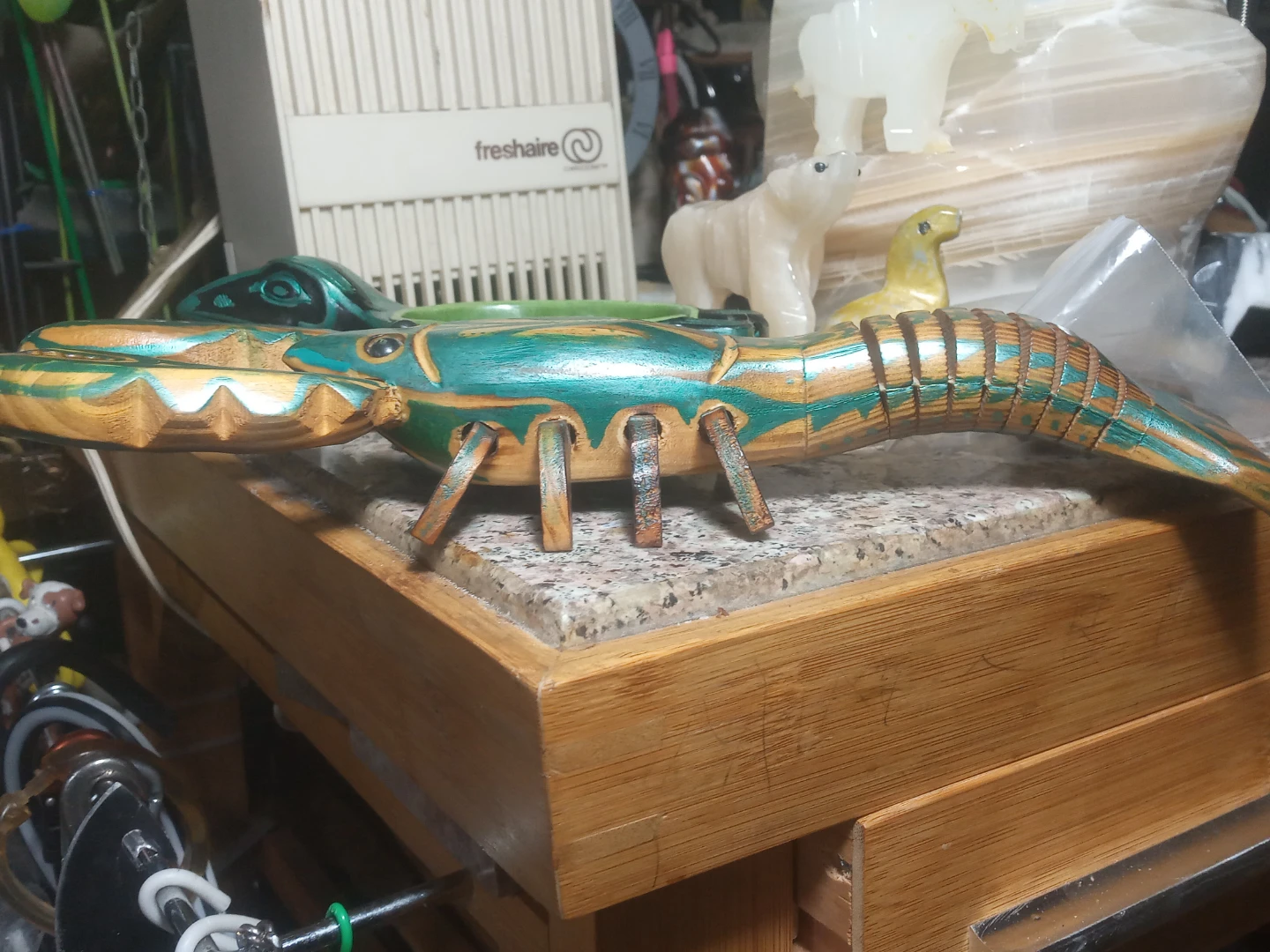 Wooden Lobster Decoration