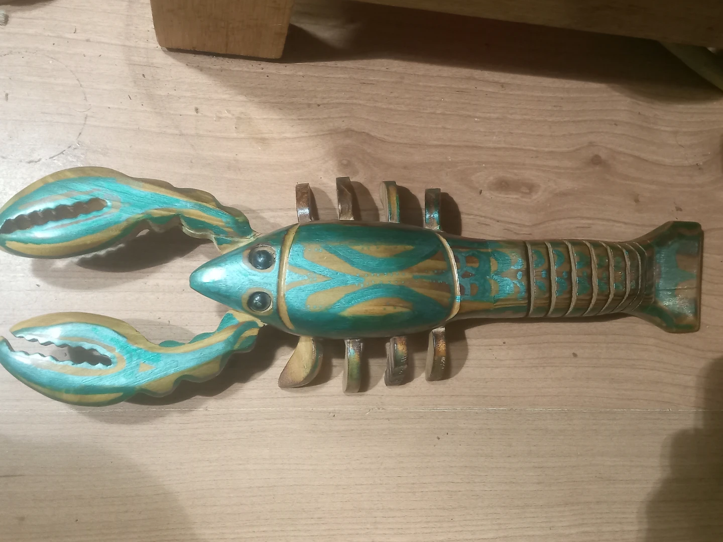 Wooden Lobster Decoration - photo 2
