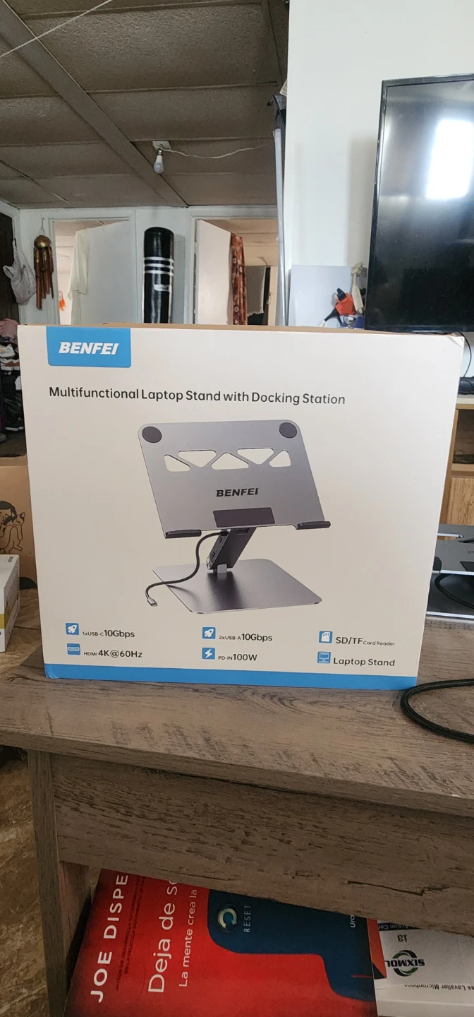 BENFEI Multifunctional Laptop Stand with Docking Station