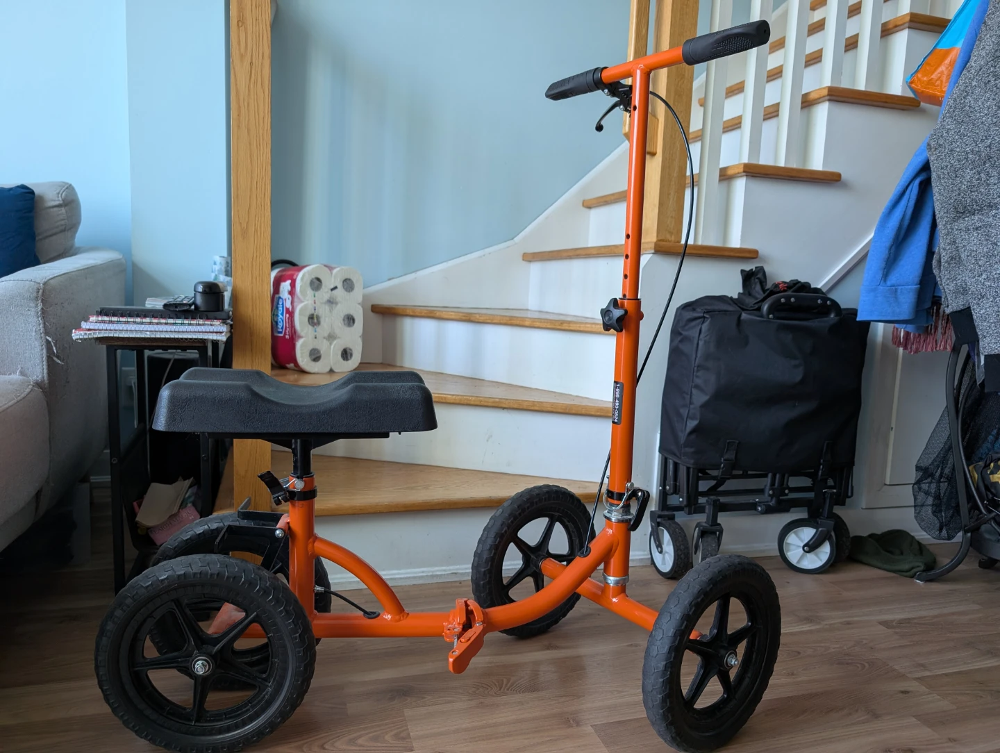 Orange Knee Scooter