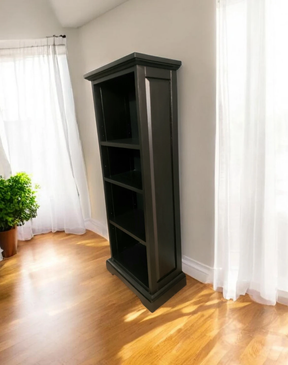 Black Bookshelf - NO Scratches - Like Brand New - photo 2