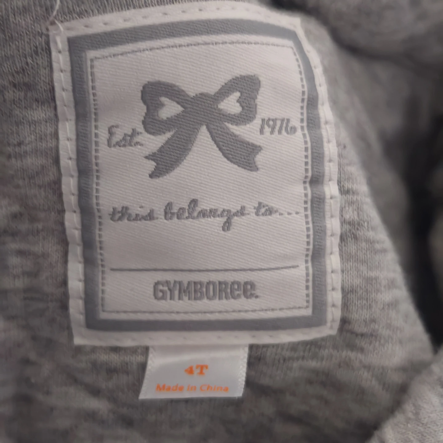 Gymboree Grey Quilted Coat 4t - photo 2