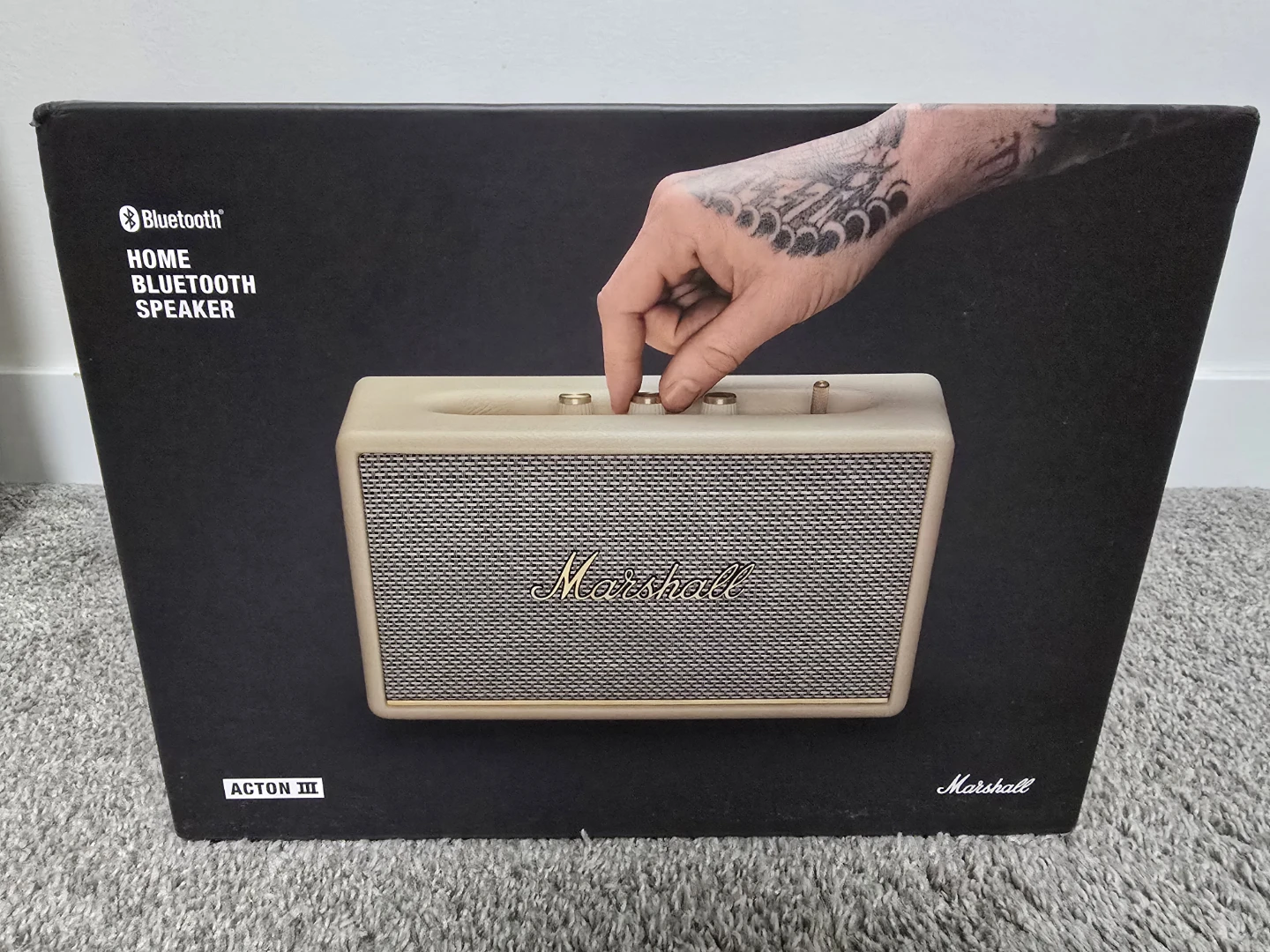 Marshall Acton III Home Bluetooth Speaker (Cream)