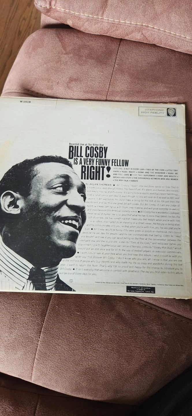 Bill Cosby Is A Very Funny Fellow Right! Vinyl Record - photo 2