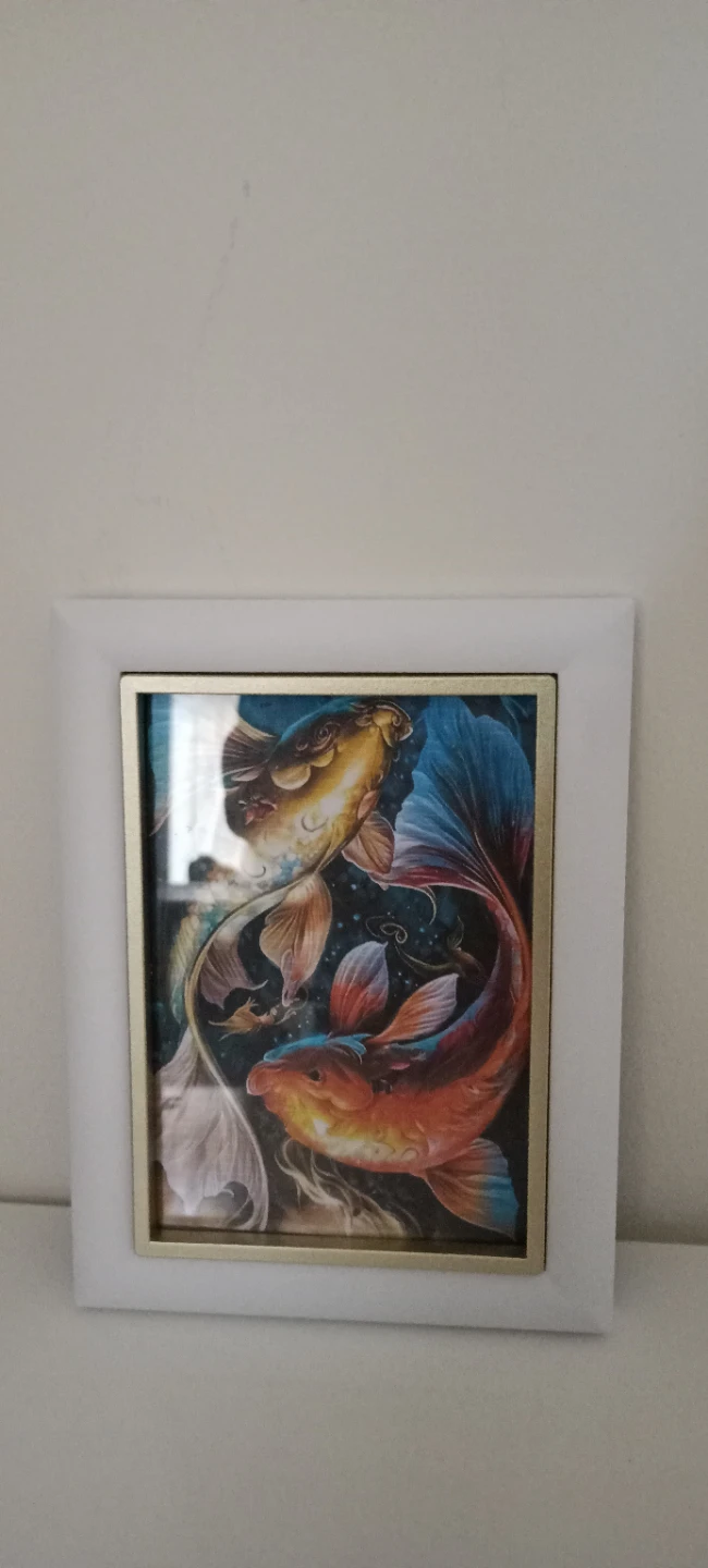 Decorative Framed Art Print - Koi Fish