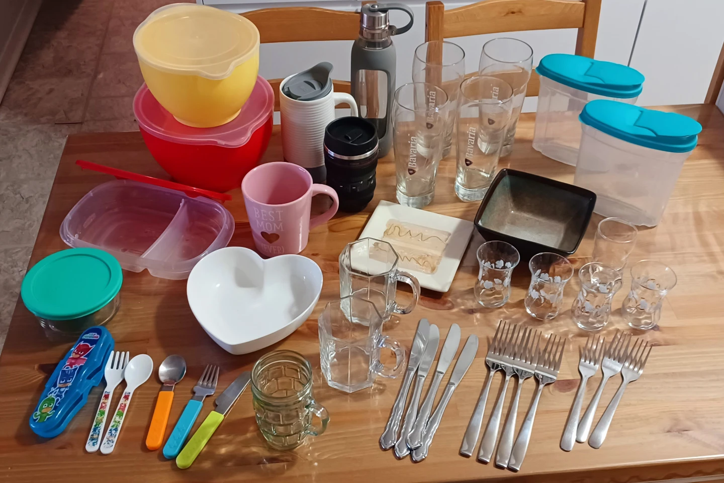 Assorted Kitchenware and Drinkware Set