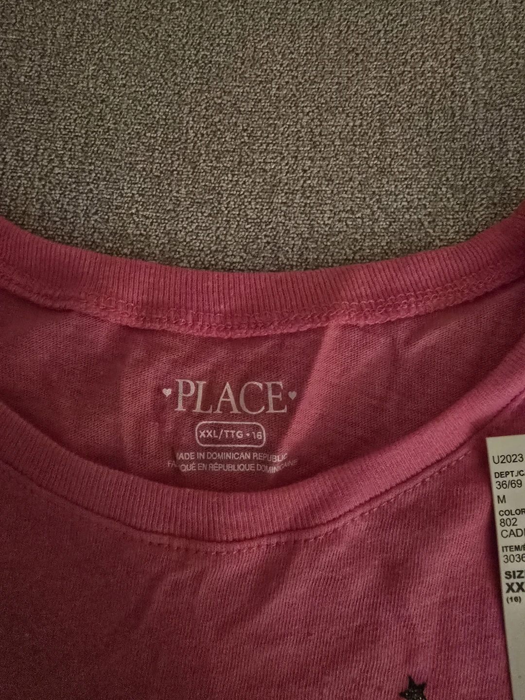 The Children's Place Pink Butterfly T-Shirt Size XXL - photo 2