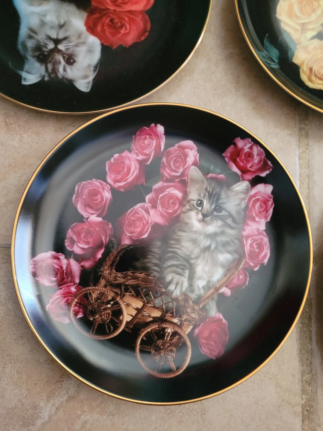 Collection of Decorative Kitten Plates - photo 5