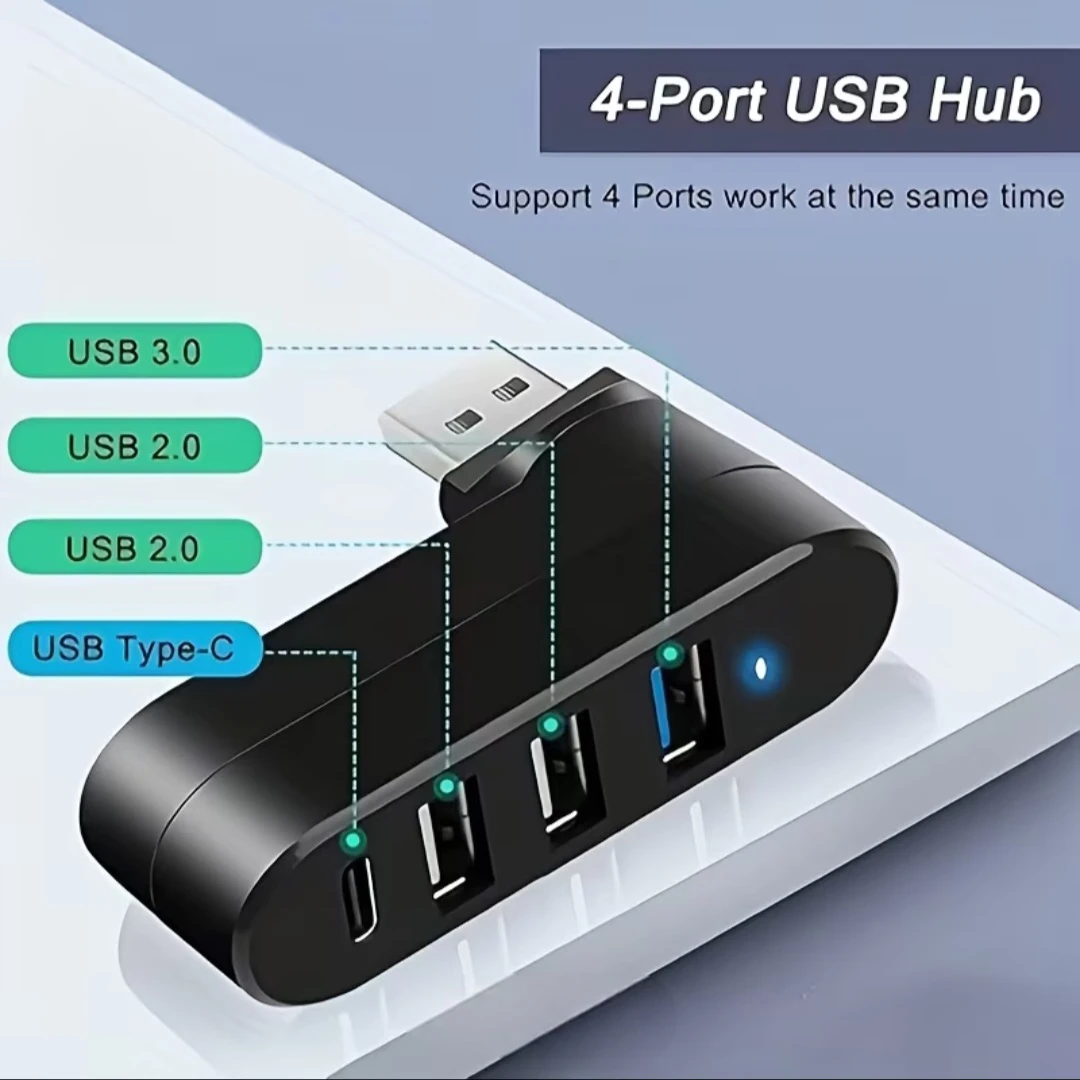 4-Port USB 3.0 Hub with USB-C - photo 4