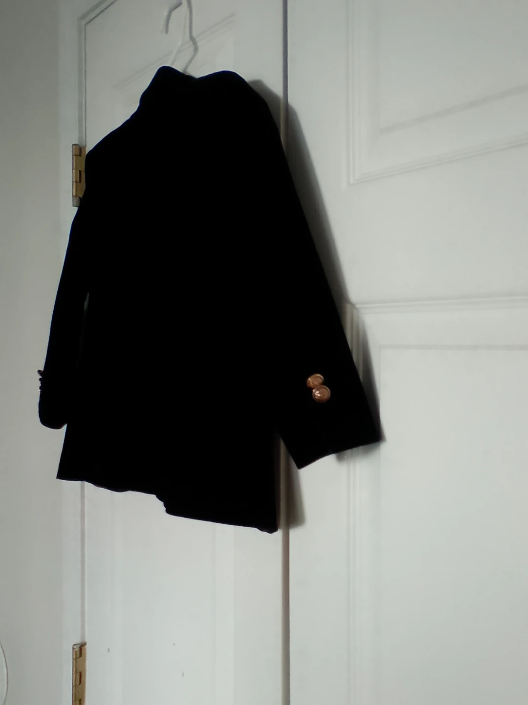Yuan Lan Black Velvet Blazer Jacket with Red Lining for Boys - photo 3