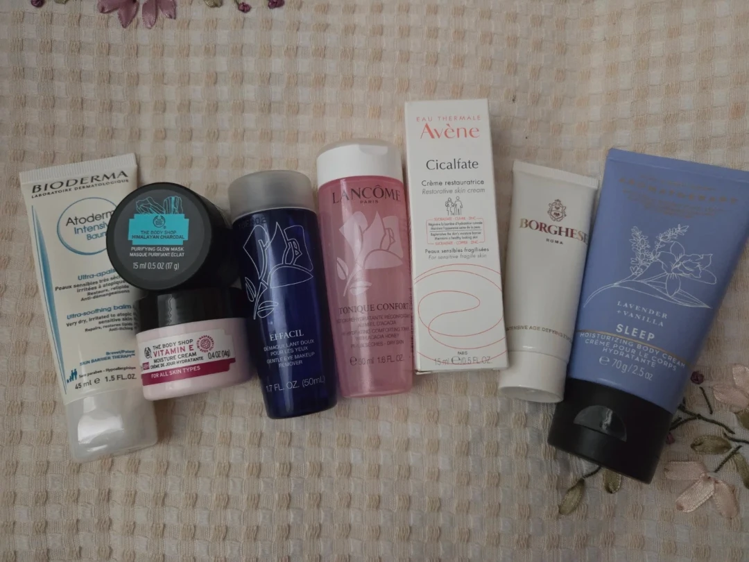 Assorted Skincare Lot: BIODERMA, Lancôme, Avène, Borghese