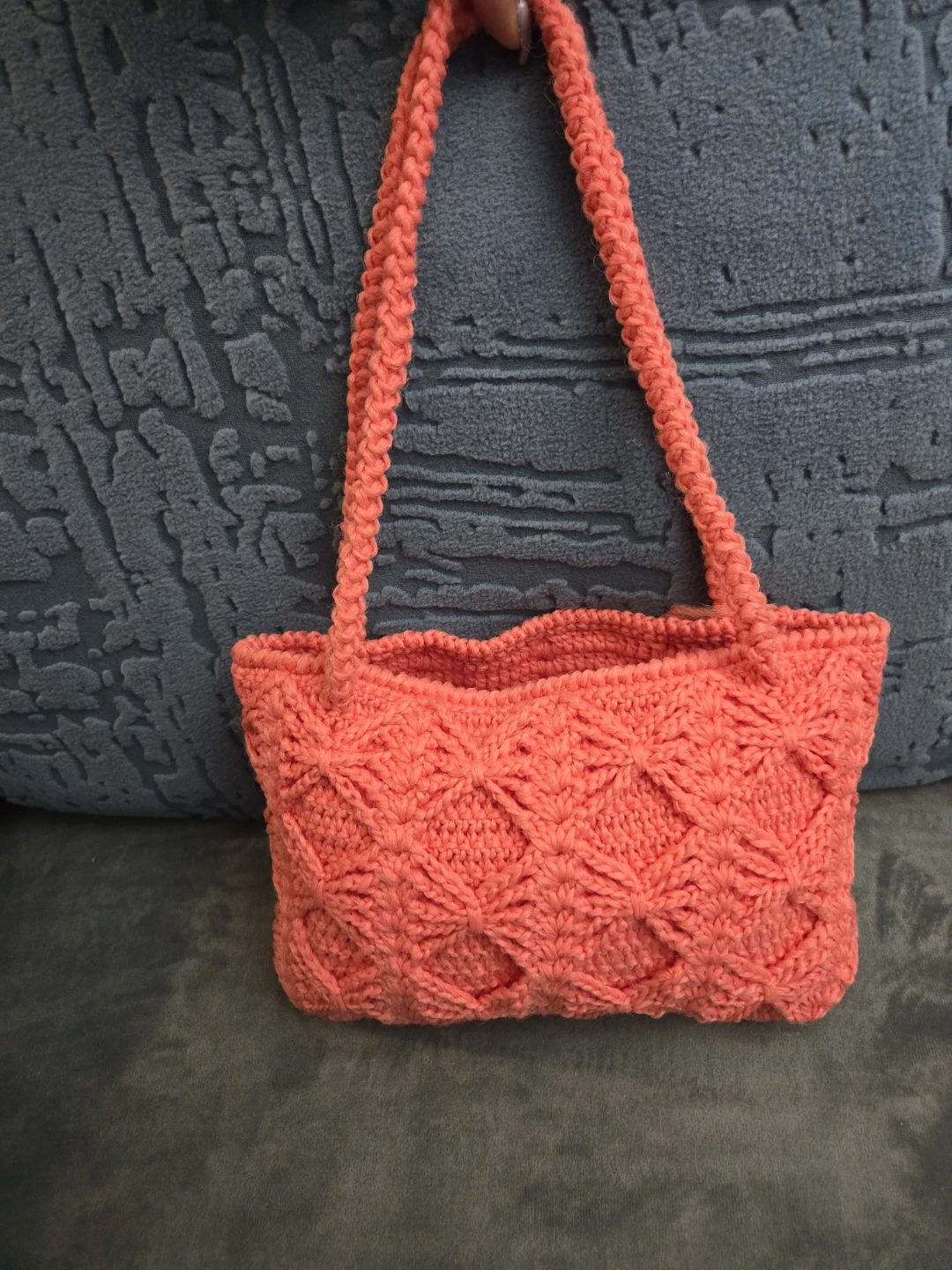 Crochet purse