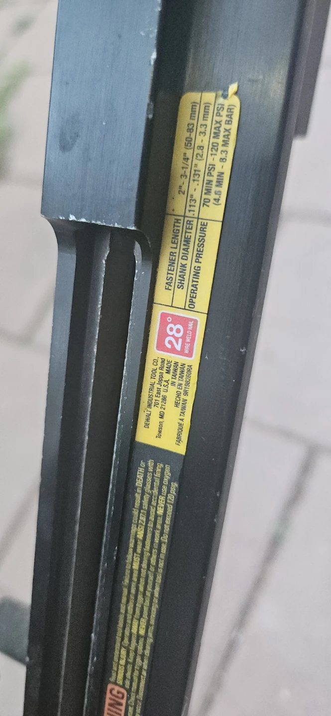 DeWalt framing nailer - photo 4
