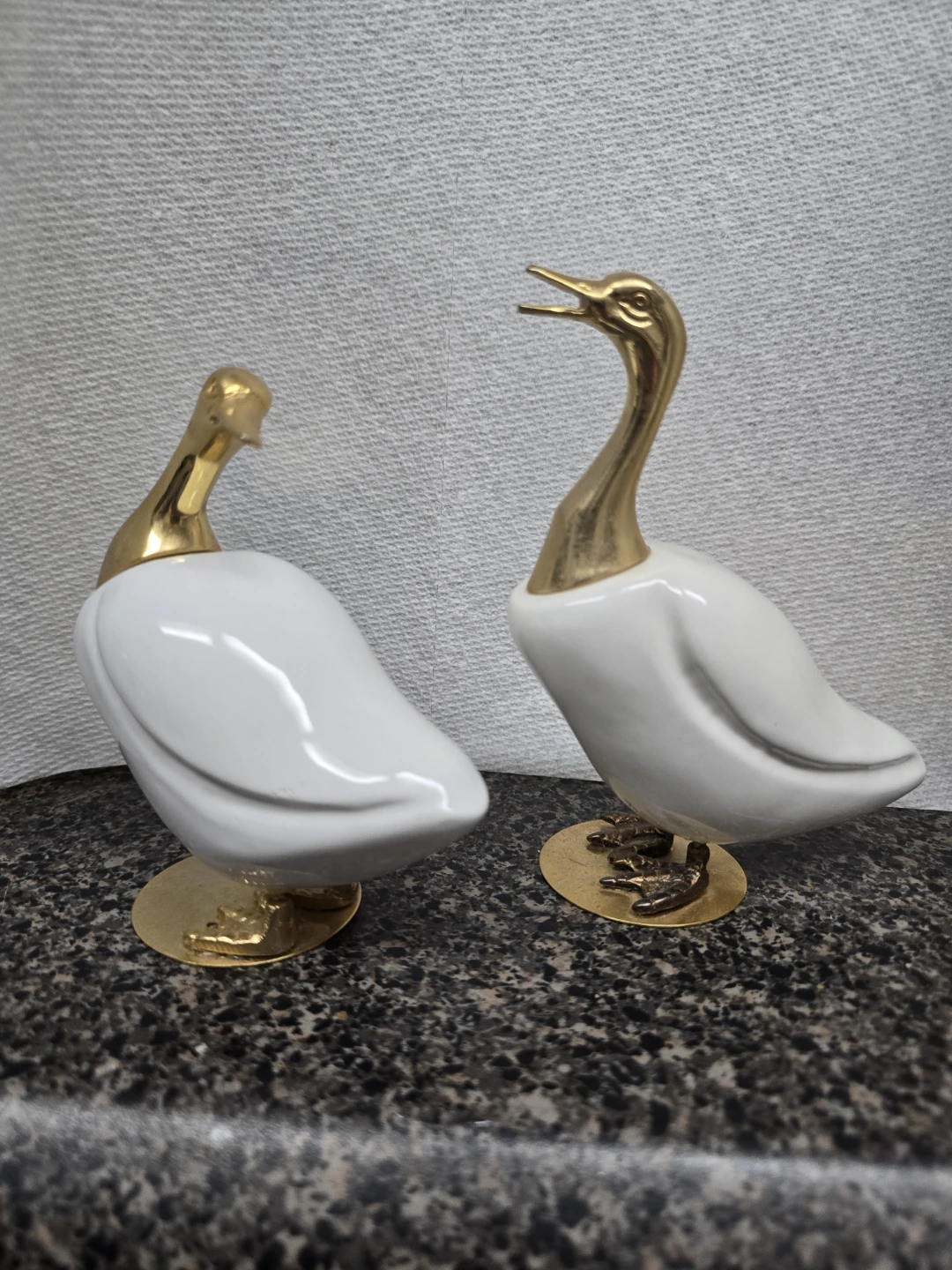 VINTAGE Decorative Goose Figurines (Set of 2)