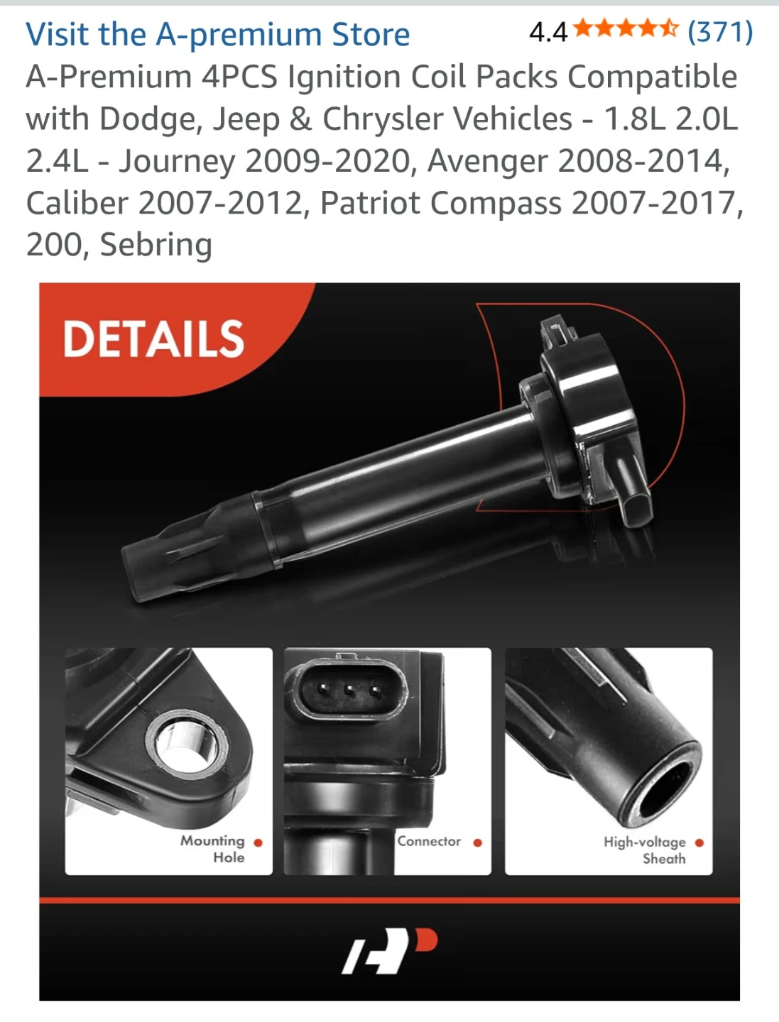 A-Premium Ignition Coil Pack - photo 4