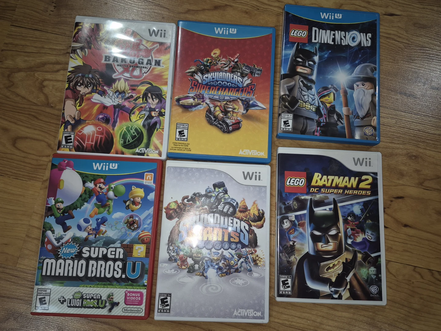 Wii & Wii U Games: Super Mario, LEGO Batman, Skylanders, Bakugan