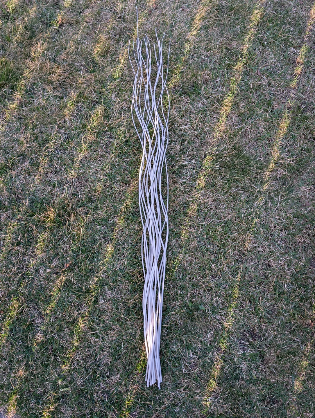 Bundle of White Sticks for Home Decor 60"