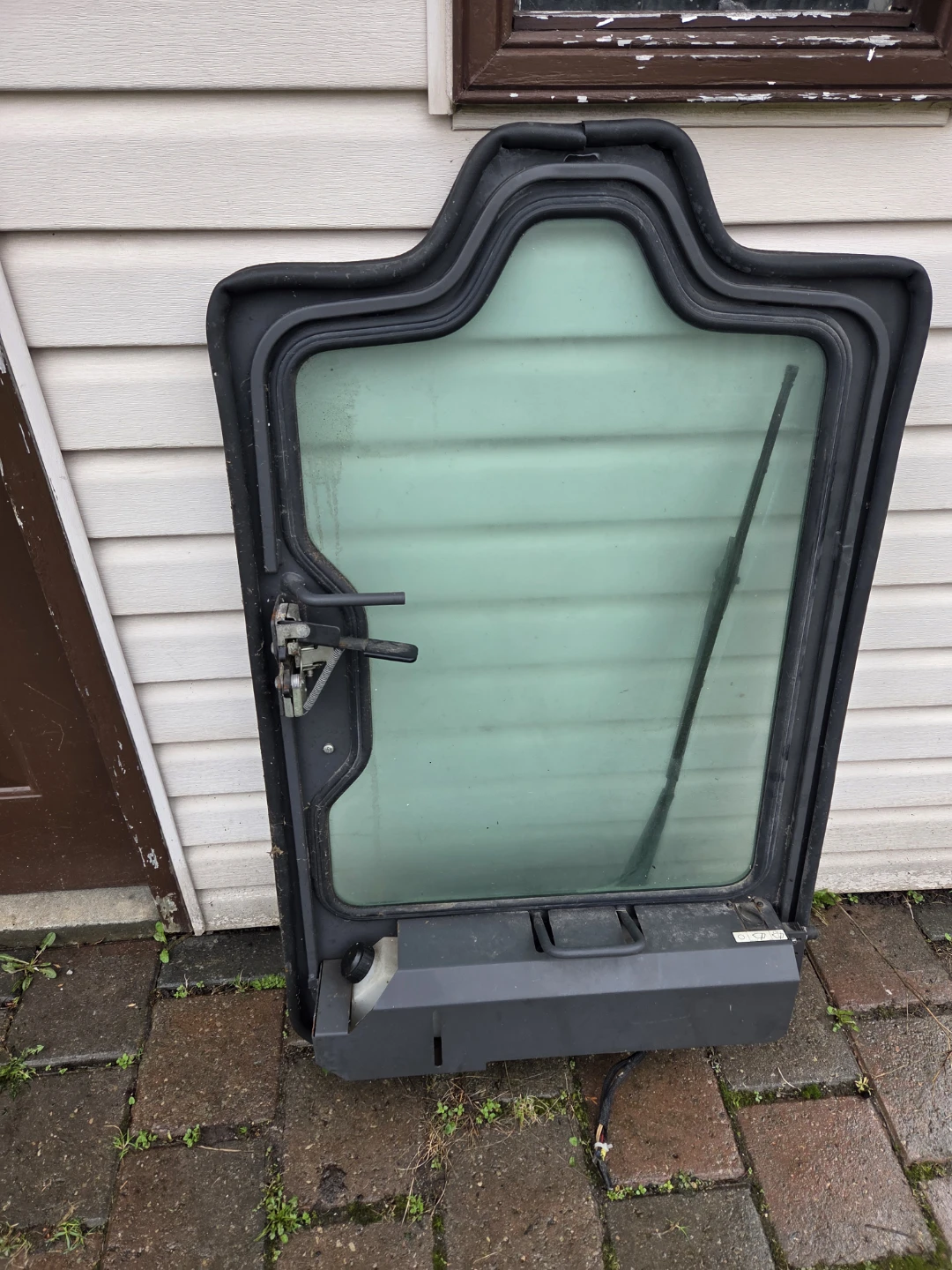 Tractor Cab Door with Wiper
