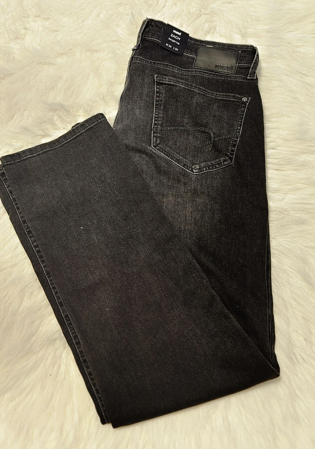 Mavi Jeans Zach  Straight Leg Washed Black 34x34 & 33x30