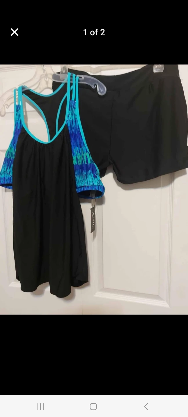 Women's Tankini Swimsuit with Shorts - photo 2