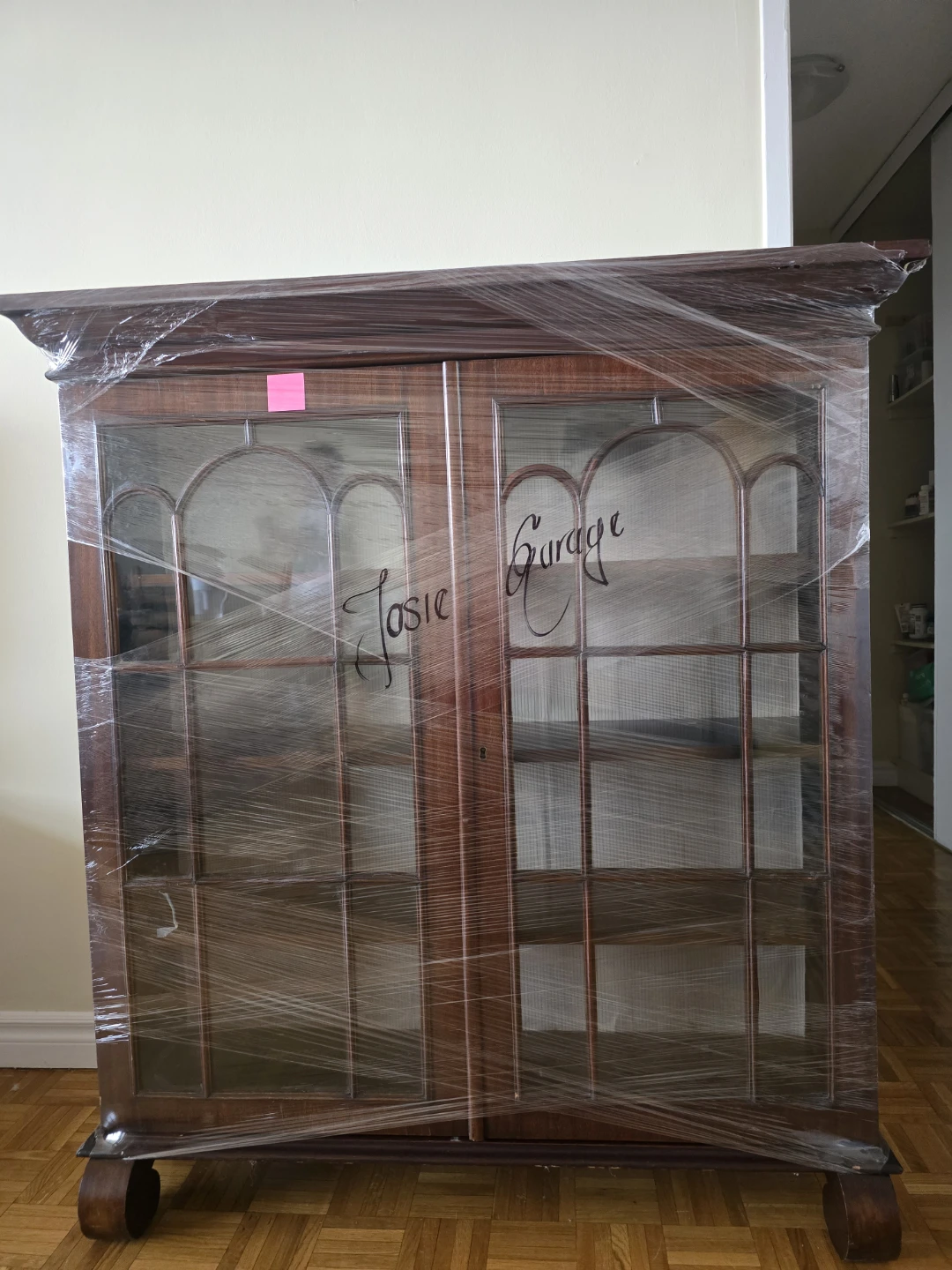 Wooden Curio Cabinet