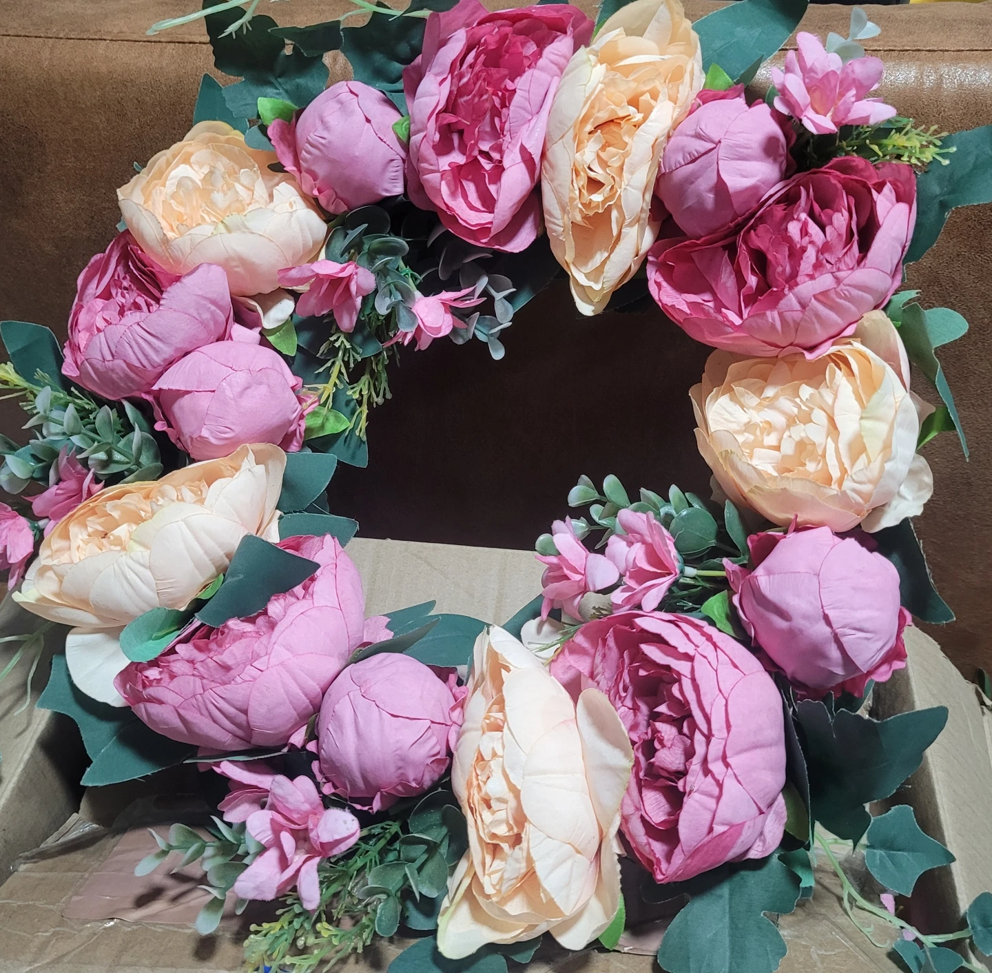2Pcs Flower Wreath