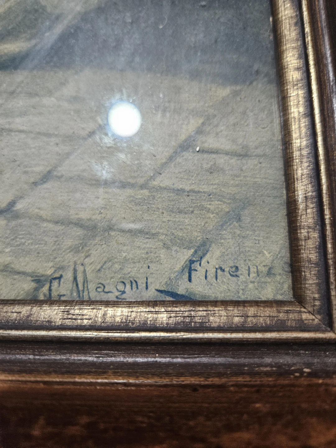 Vintage T. Magni Firenze Framed Print - photo 4