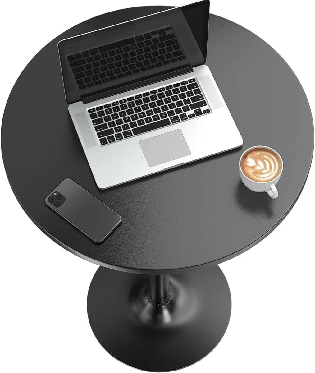 Brand New>Black Round Bar Table