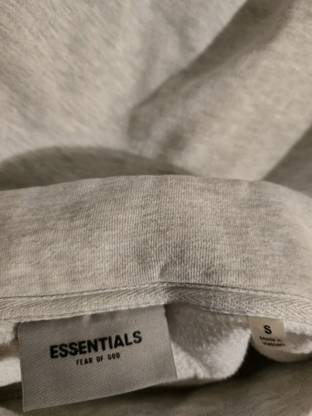 ESSENTIALS Oatmeal Mock Neck Sweatshirt - photo 4