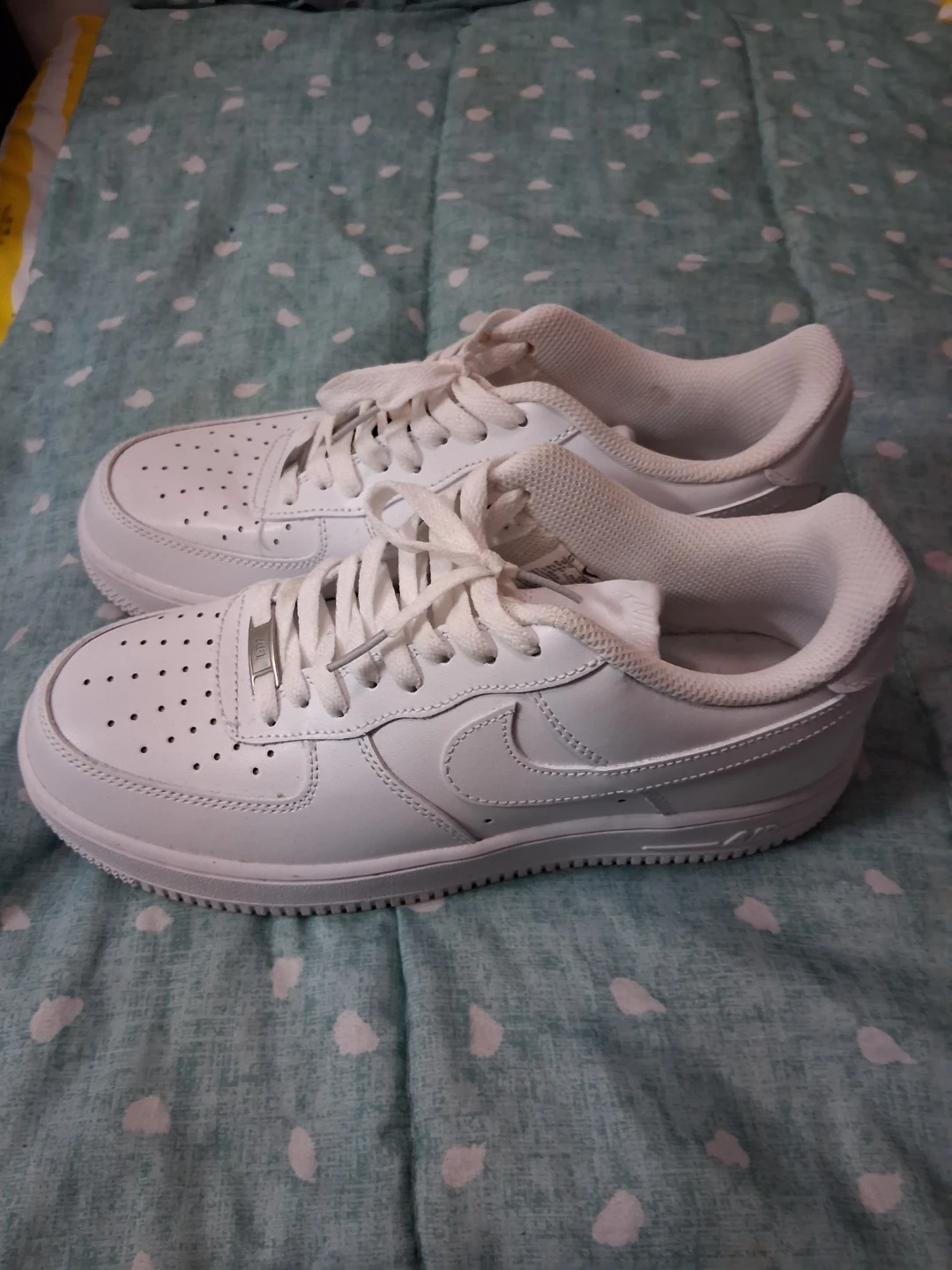 Nike Air Force 1 White Sneakers - photo 2